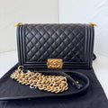 Chanel Boy Medium Handbag Black