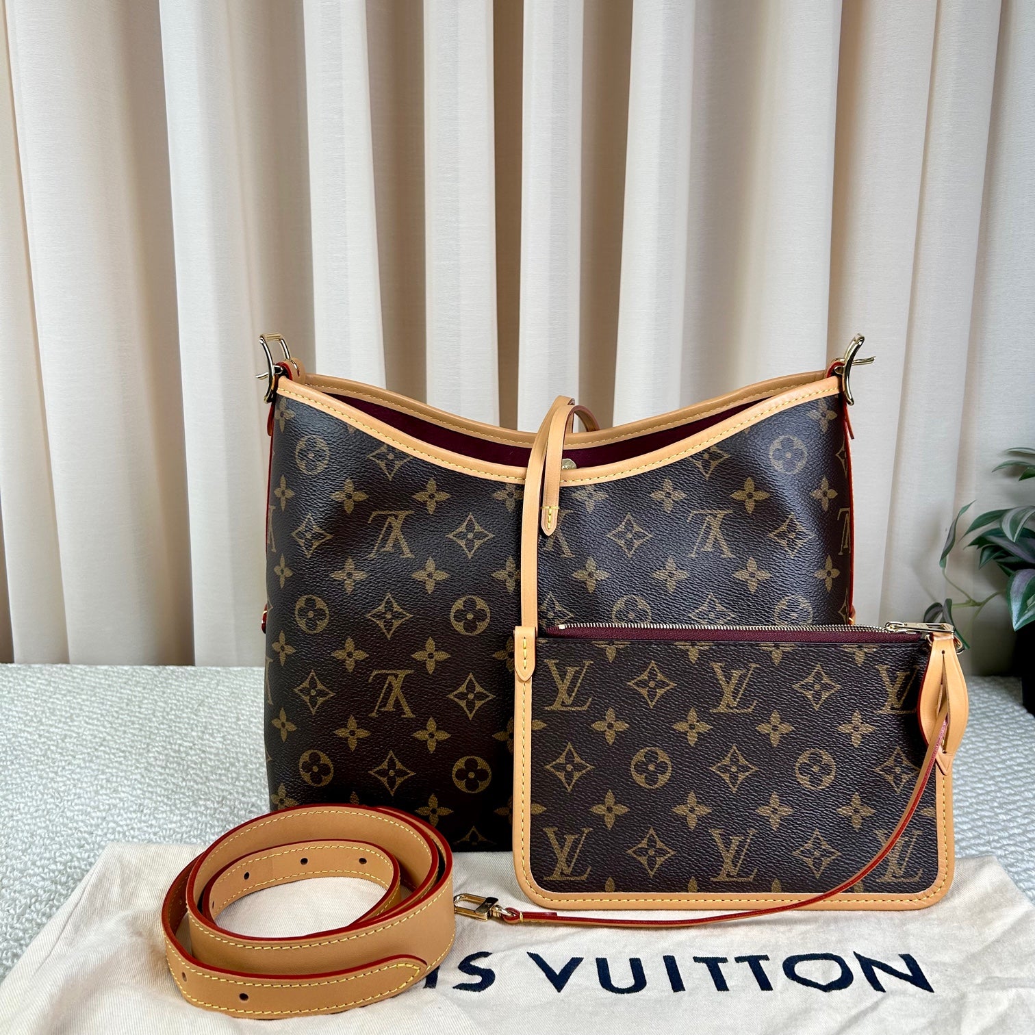 Authentic Pre-owned Louis Vuitton CarryAll PM Monogram Canvas Shoulder Bag