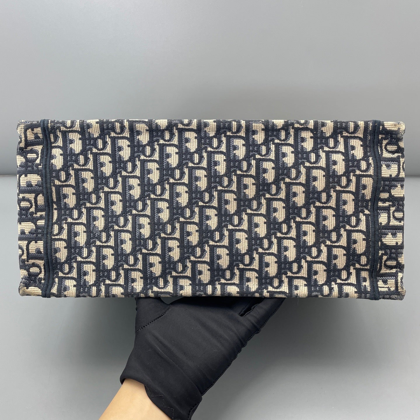 Christian Dior Book Tote Medium Blue