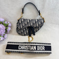 Dior Mini Saddle Oblique Jacquard Handbag
