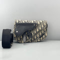 Christian Dior Saddle Belt Bag Blue