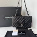 Chanel Classic Flap Medium, Black Lambskin Leather