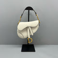 Dior Saddle Small White