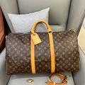 Louis Vuitton Keepall 50 Bandoulière Monogram Travel Bag