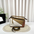 Loewe Puzzle Caramel Colour Block Small
