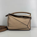Loewe Puzzle Small Beige Grained