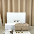 Dior Miss Lady Small Milk Tea Beige Bag