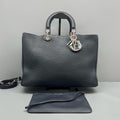 Dior Large Lady Dior Navy Blue
