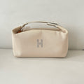 Hermès Canvas Bride-a-Brac Cosmetic Pouch Beige