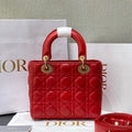 Lady Dior small red