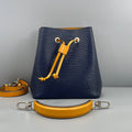 Louis Vuitton Epi Blue Neonoe MM Bucket