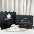 Chanel Kelly Crossbody Bag Small Black Caviar Leather