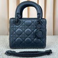 Lady Dior Mini 3-Grid Cannage So Black