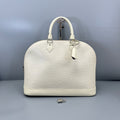 Louis Vuitton Epi Leather Alma GM White