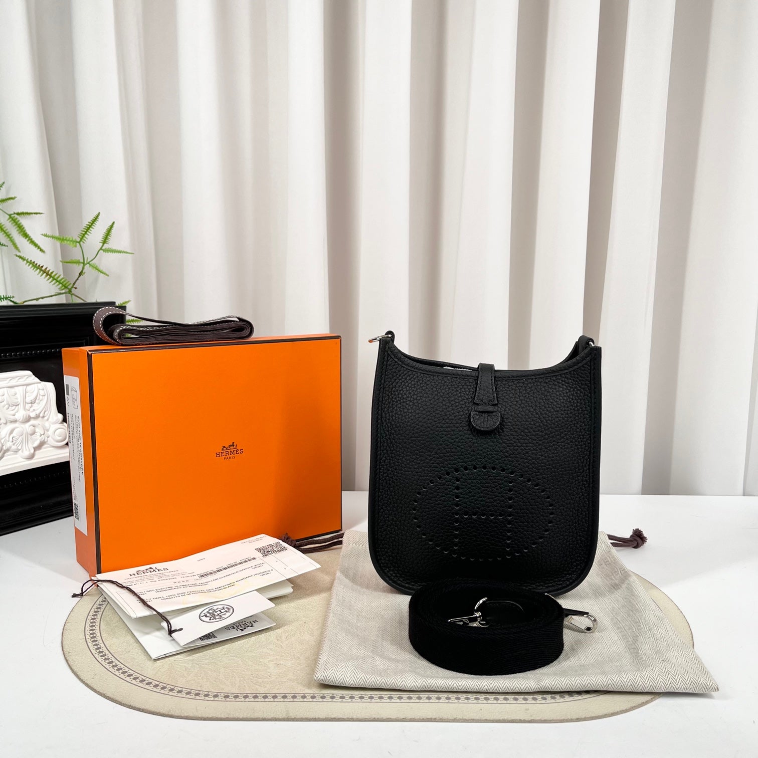 HERMES Evelyne Mini Shoulder Bag