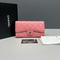 Chanel CF Long Tri-Fold Wallet