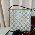 New Gucci GG Emblem Mini Bucket Bag