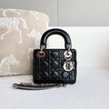 Dior Mini Lady Dior Black Cannage Lambskin Handbag