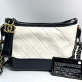 Chanel Gabrielle Small Bicolor Black White
