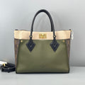 Louis Vuitton On My Side Tote Green/Beige