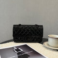 Chanel 2.55 Small, Black Patent Leather