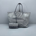 Goyard Grey Saint Louis GM Tote