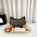 LV Boulogne Medium Brown Monogram Bag
