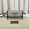 Burberry Horseferry Canvas Crossbody Bag