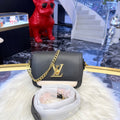 Louis Vuitton Lockme Tender Black & White Grained Calfskin