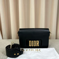 Dior JADIOR Black Leather Flap Bag