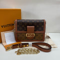 Louis Vuitton Dauphine MM Monogram Reverse Canvas Shoulder
