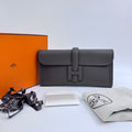Hermès Jige Élan 29 Clutch Étoupe (Stamp A)