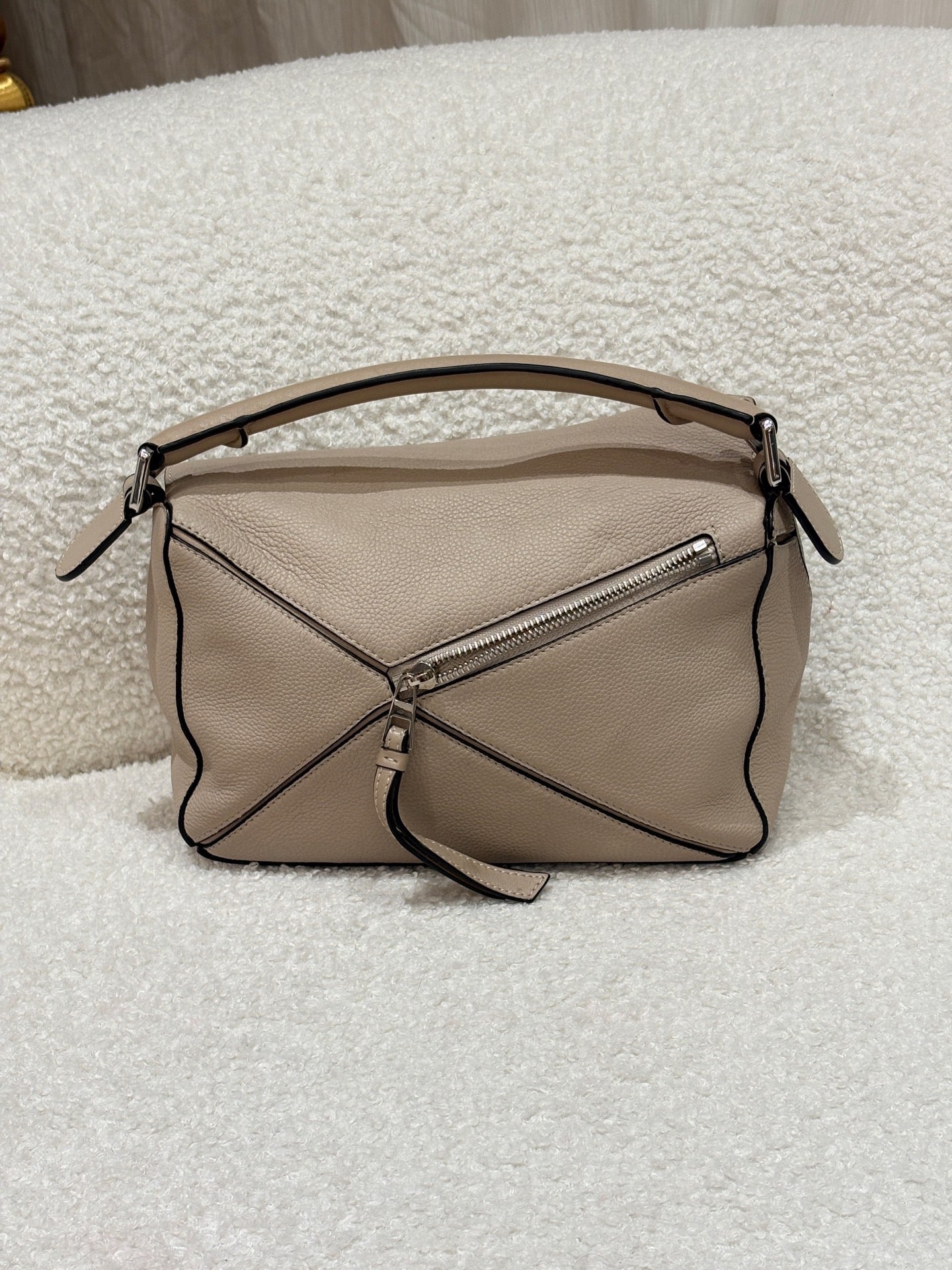 Loewe Puzzle Small Sand Grained Calfskin Bag