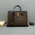 Louis Vuitton Monogram Canvas Flower Tote Handbag