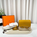 Hermes Roulis 19 Jaune Poussin Bag