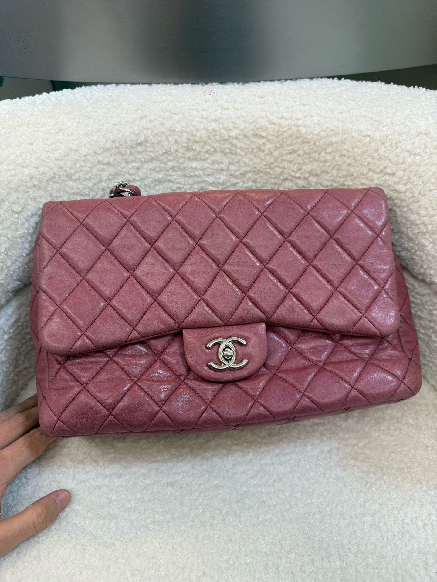 Chanel Classic Flap Jumbo Pink