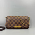 Louis Vuitton Damier Ebene Favorite Flap Chain