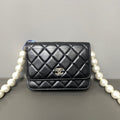Chanel Black Lambskin Quilted