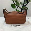 Celine Romy Mini Hobo Bag, Tan Calfskin, Gold‑Tone Hardware