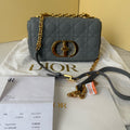 Dior Caro Small Stone Gray