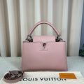 LV Capucines MM Pink Taurillon Leather Bag
