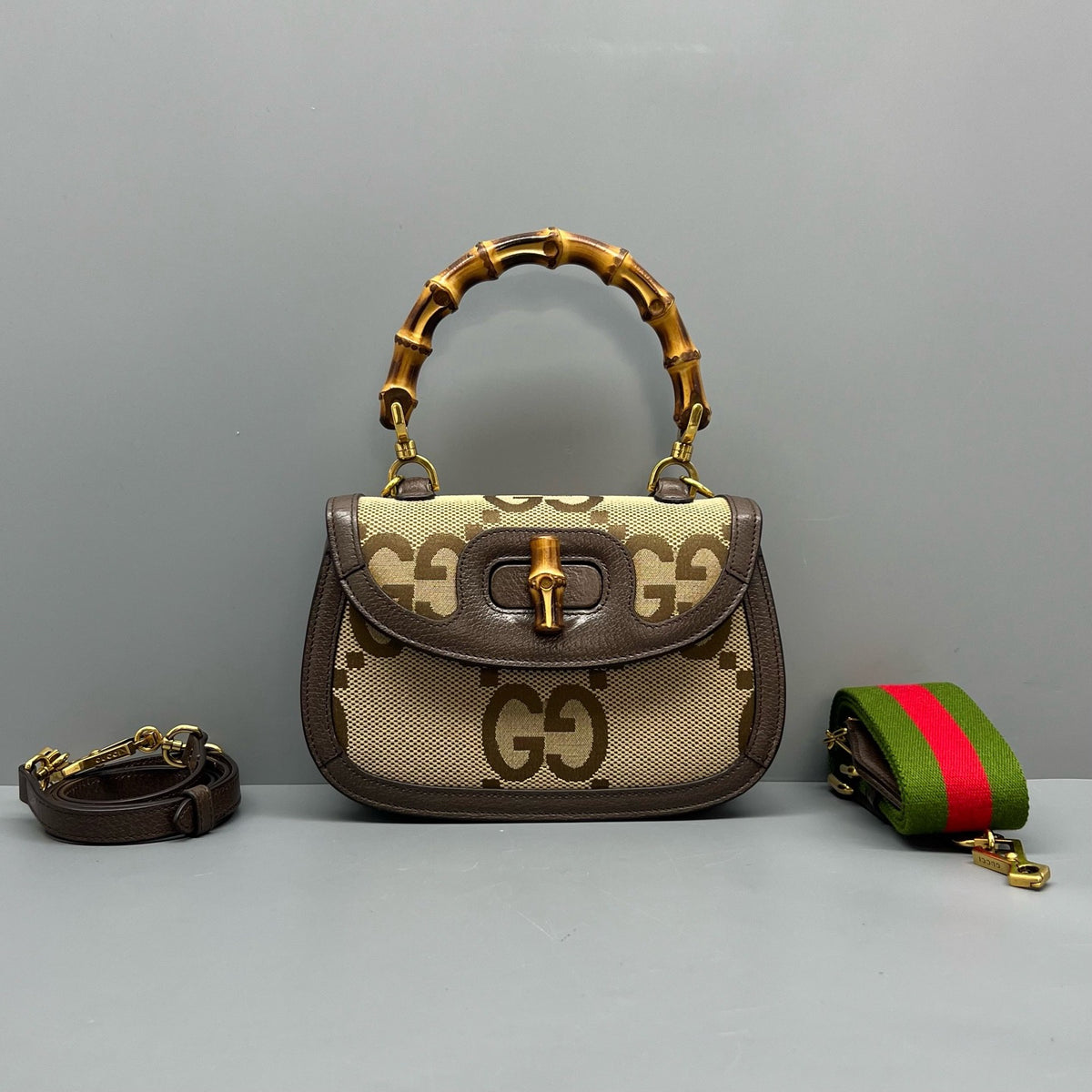 Gucci Bamboo 1947  Brown Small