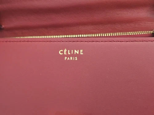 Celine Classic Box Medium Red