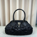 Dior Lady Dior Large Black Cannage Noodle Frame Bag