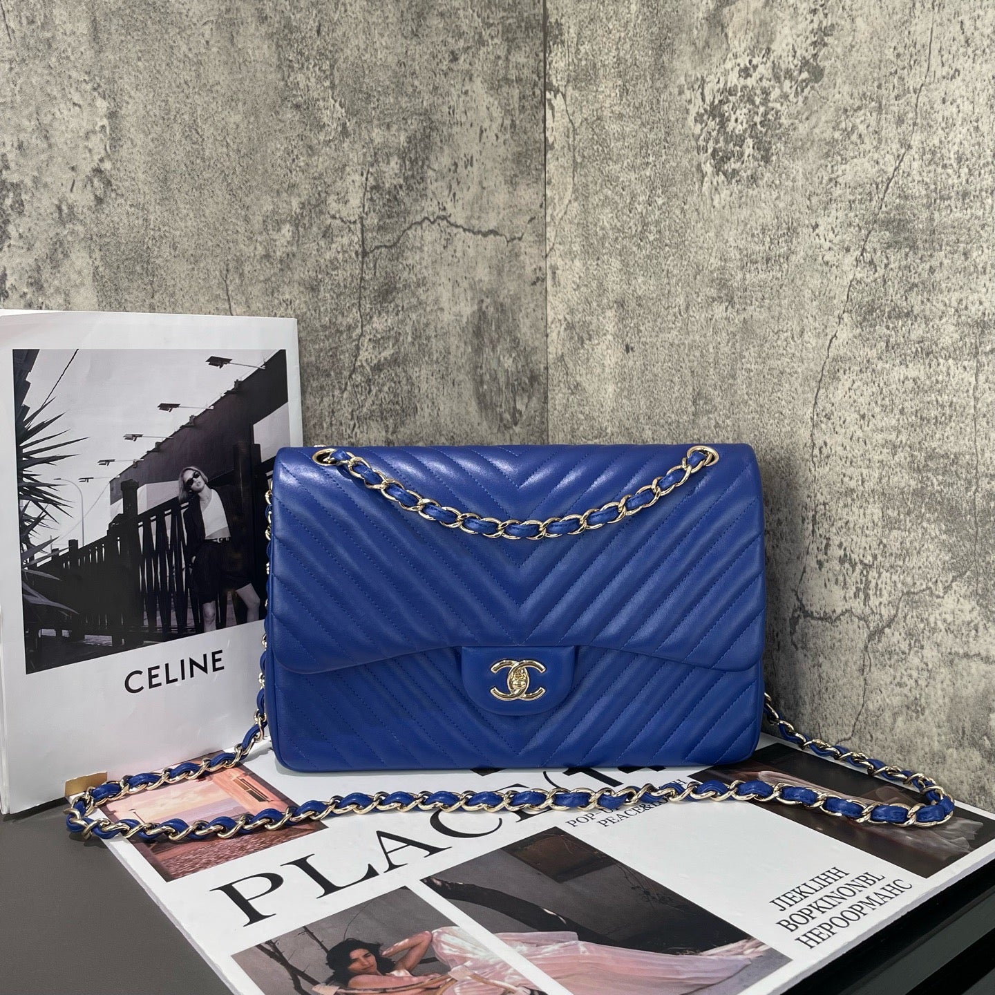 Chanel Jumbo Blue