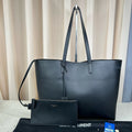 Saint Laurent YSL East Side Tote Bag Black Full Leather