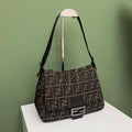 Fendi Brown Zucca Baguette