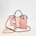 Louis Vuitton Hina PM Mahina Perforated Pink Leather