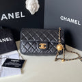 Chanel Classic Flap Large Mini Crossbody Bag in Black