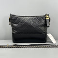 Chanel Black Calfskin Gabrielle Medium